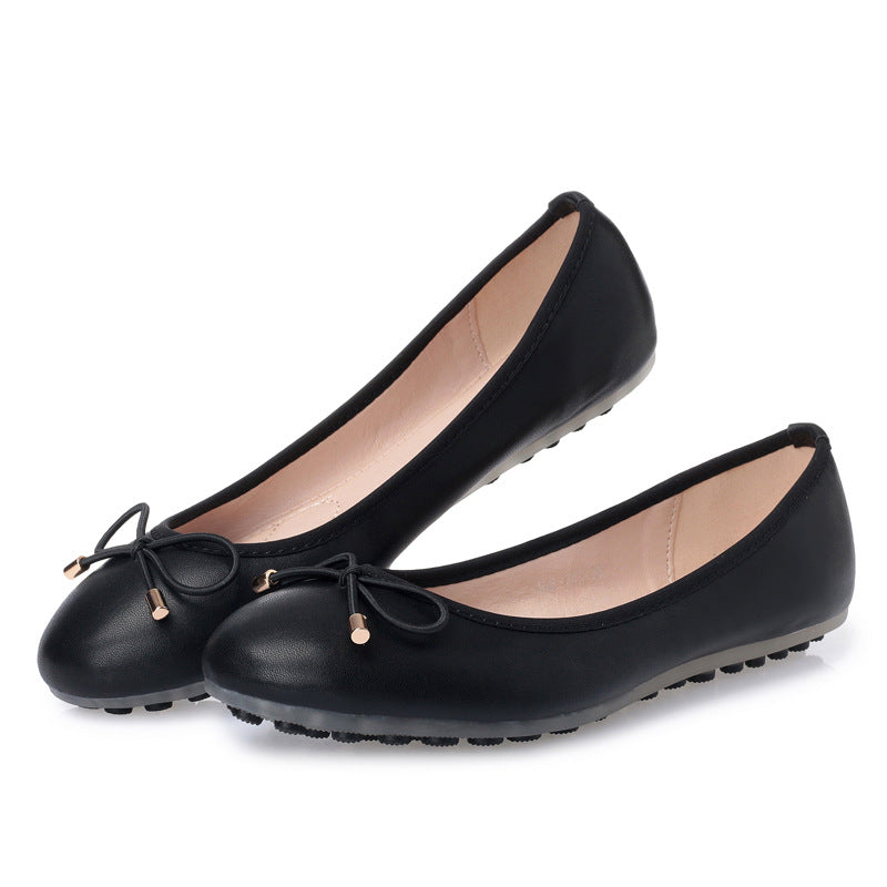 Emiko™ - Leder Ballerina Flats