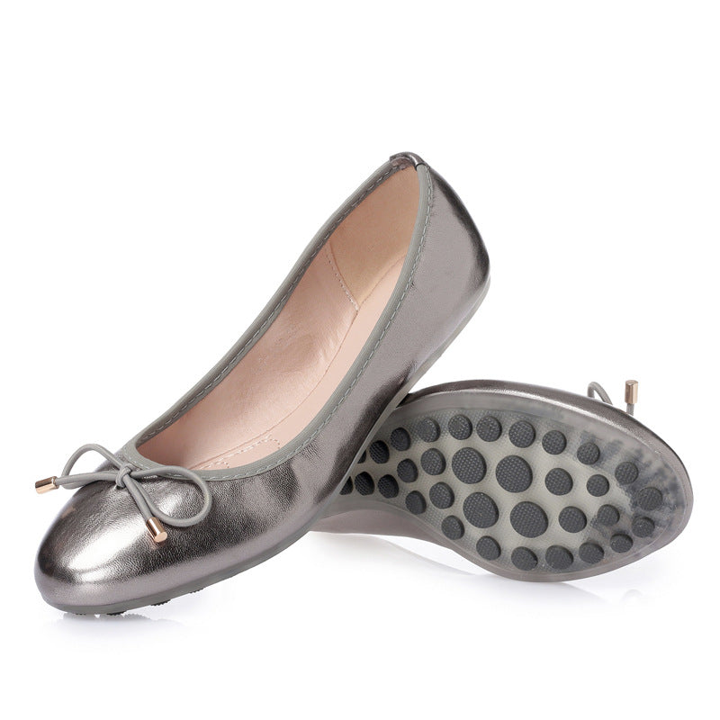 Emiko™ - Leder Ballerina Flats