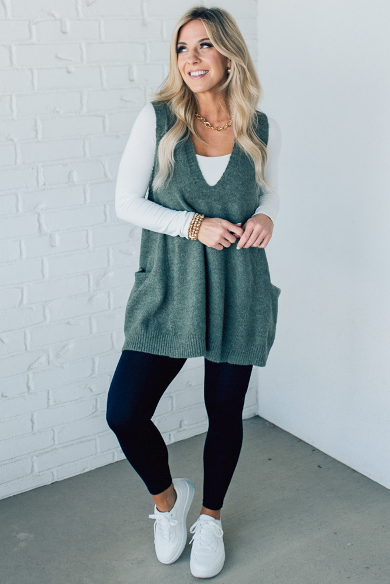 Milena™ - Perfekt sitzende Pullunder mit modischen Taschen