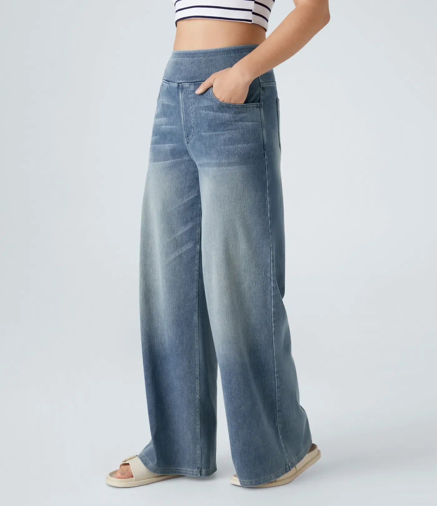 Minea™ – Elastische Hose mit hoher Taille