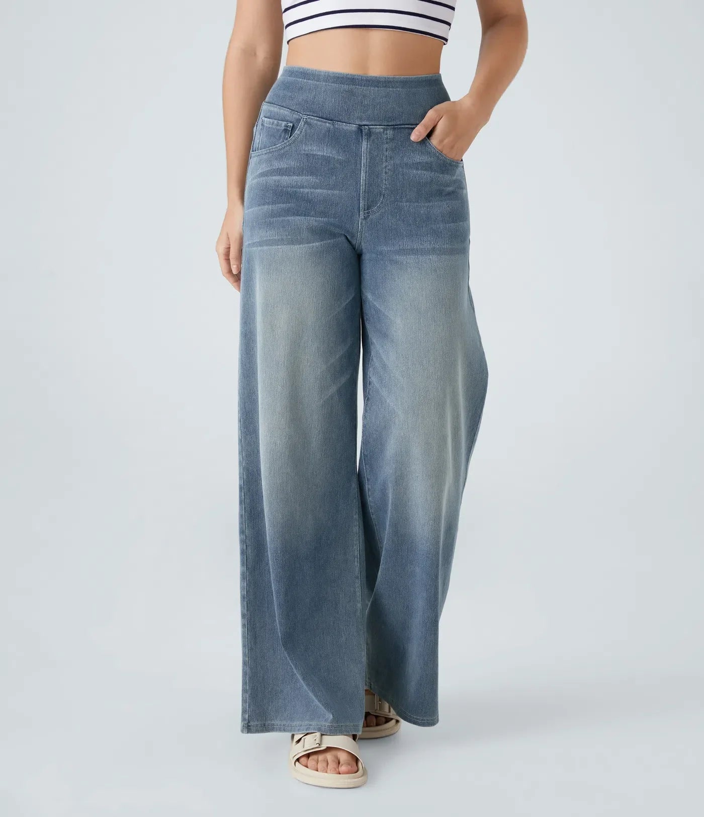 Minea™ – Elastische Hose mit hoher Taille