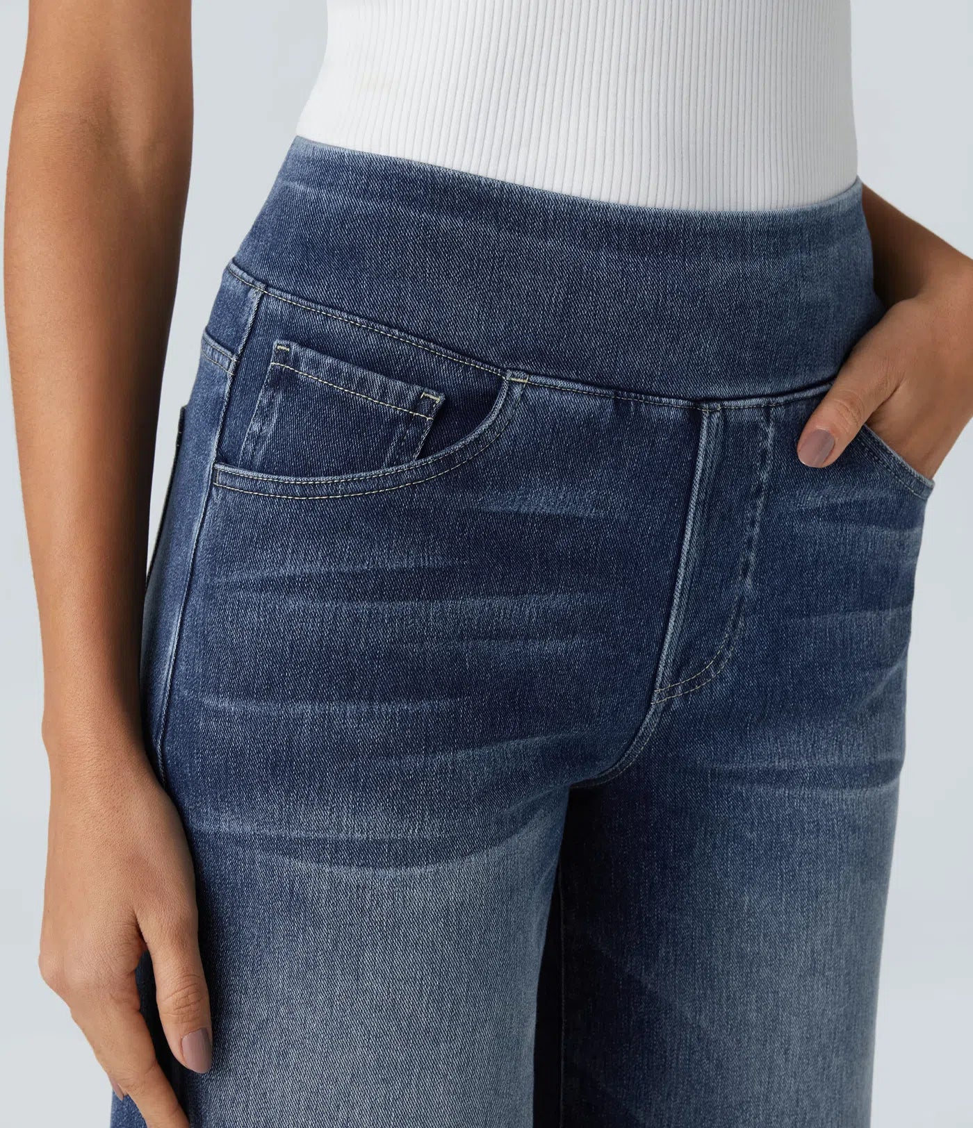 Minea™ – Elastische Hose mit hoher Taille