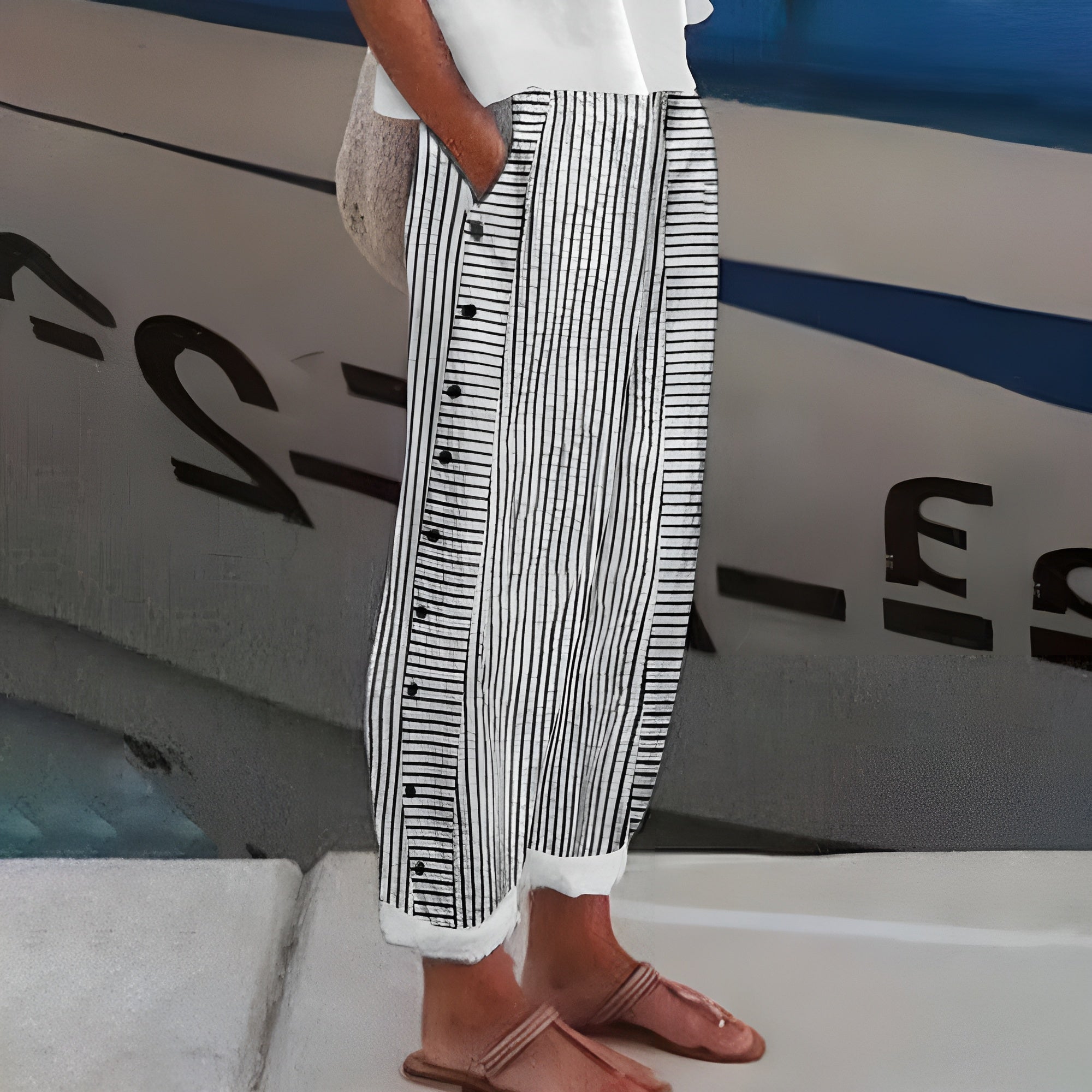 Inge™ - Zeitlose Leinenhose mit Charakter