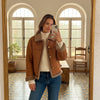 Silja™ – Lammfelljacke mit Knöpfen für Zeitlose Wärme & Stil
