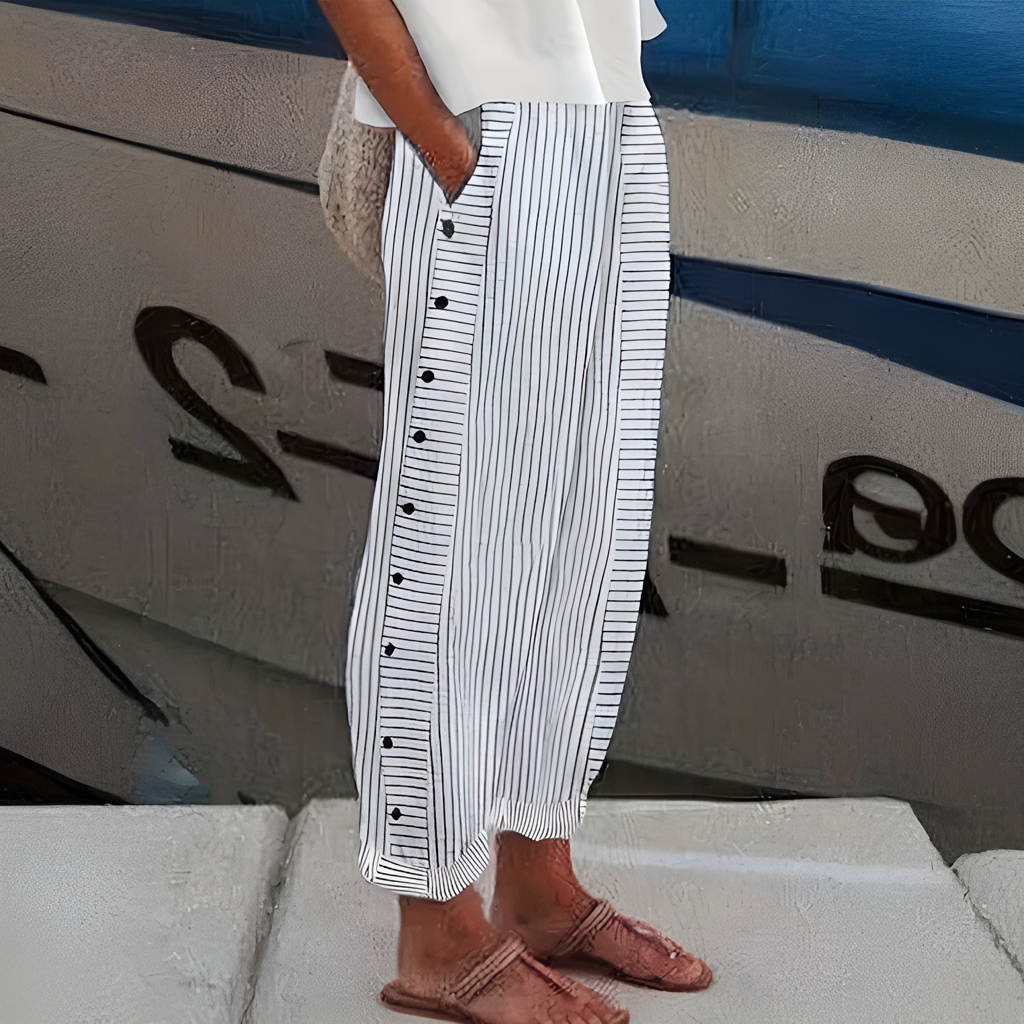 Inge™ - Zeitlose Leinenhose mit Charakter