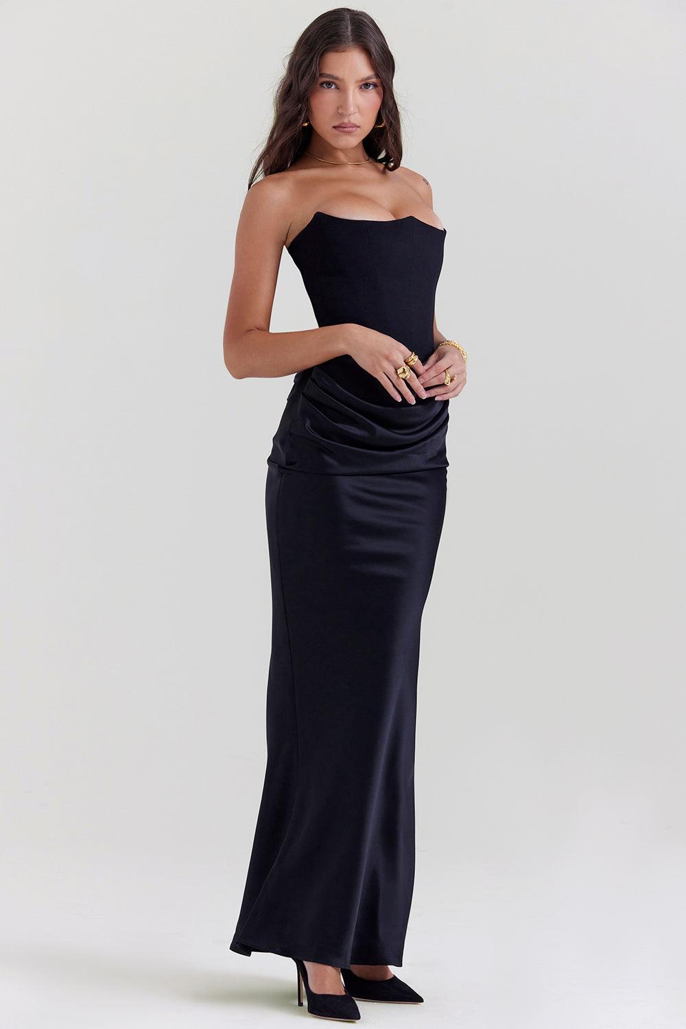 Zelia™ | Elegantes Strapless-Korsett-Maxikleid