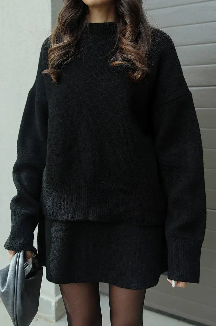 Janet™ - Strickset mit Oberteil und Rock