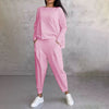 Jimena™️ - Rundhalsausschnitt Langarm-Oberteil ＆ Hose | 2-teiliges Set