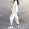 Jimena™️ - Rundhalsausschnitt Langarm-Oberteil ＆ Hose | 2-teiliges Set
