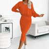 Cherinne™ - 2-teiliges Set | Ärmelloses Kleid und lockerer V-Ausschnitt-Pullover