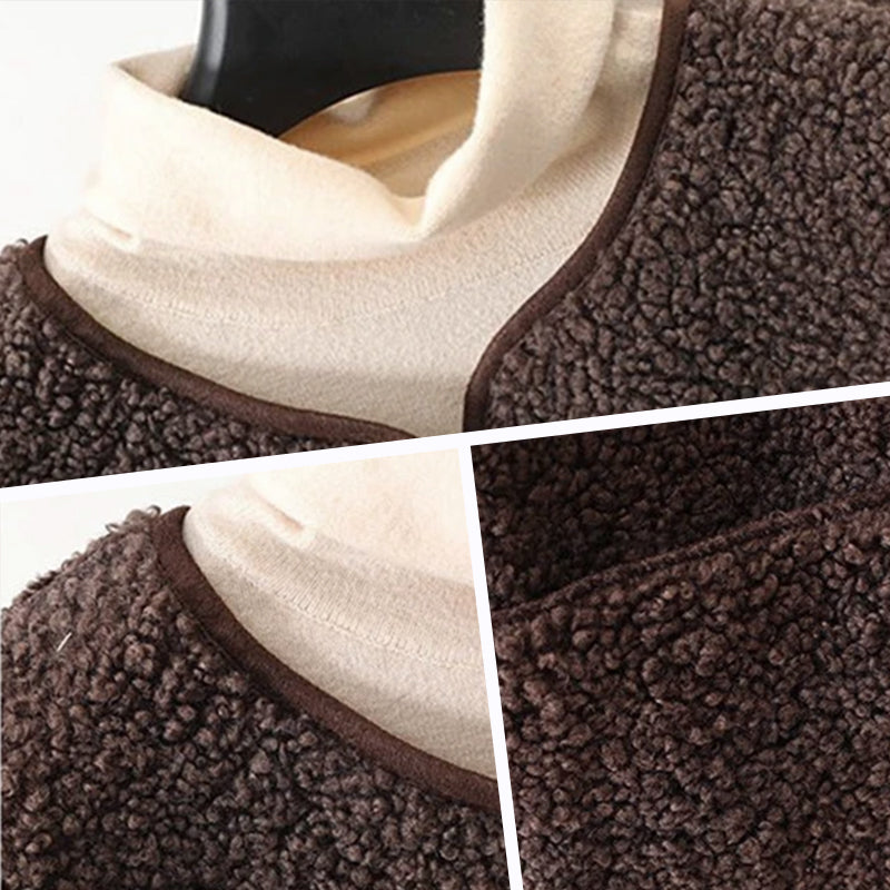 Haisley™️ | Woll-Strickjacke mit Knopfleiste