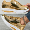 Sidra™ - Trendige Glitzer-Sneaker mit flacher Sohle