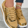 Sidra™ - Trendige Glitzer-Sneaker mit flacher Sohle