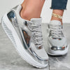 Sidra™ - Trendige Glitzer-Sneaker mit flacher Sohle
