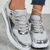 Sidra™ - Trendige Glitzer-Sneaker mit flacher Sohle