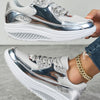 Sidra™ - Trendige Glitzer-Sneaker mit flacher Sohle