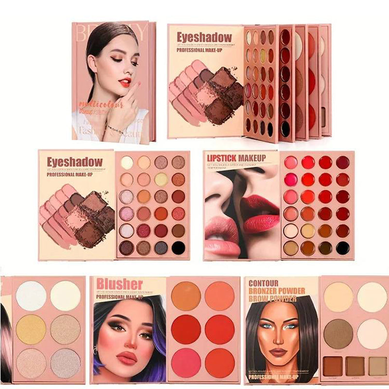 GlamBook™ - 67-Farben-Make-up-Buch-Set