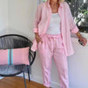 Rosalie™ - Damen-Set mit Bluse und Hose mit langen Ärmeln