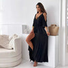 Mirella™ – Elegantes Kleid mit V-Ausschnitt und Seitenschlitz