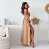Mirella™ – Elegantes Kleid mit V-Ausschnitt und Seitenschlitz
