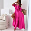 Mirella™ – Elegantes Kleid mit V-Ausschnitt und Seitenschlitz