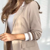 Laura™ - Lässiges beiges 2-teiliges Set für Damen