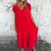 Marija™ - Schlichter Jumpsuit Mit V-Ausschnitt