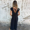 Marija™ - Schlichter Jumpsuit Mit V-Ausschnitt