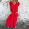 Marija™ - Schlichter Jumpsuit Mit V-Ausschnitt
