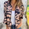 Felicitas™ - Bomberjack mit Ritzen und Zebra-Print für Damen