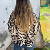Felicitas™ - Bomberjack mit Ritzen und Zebra-Print für Damen