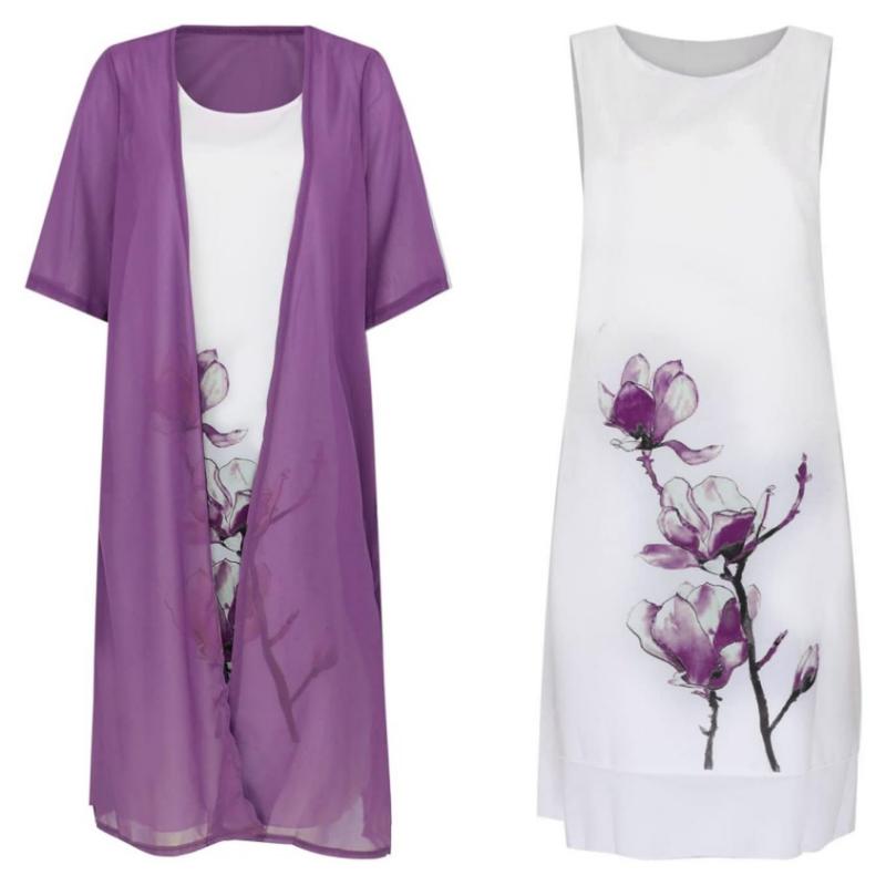 Teresia™ - Zweiteiliges Kleid mit Blumenmuster