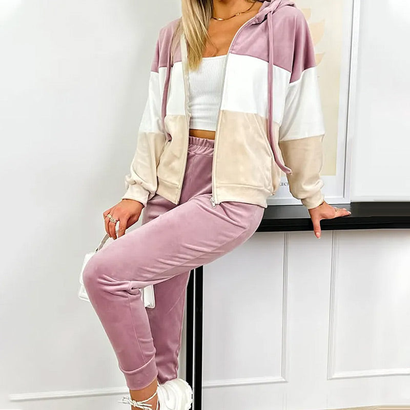 Pauline™ - Lässiger Colorblock-Trainingsanzug für Damen