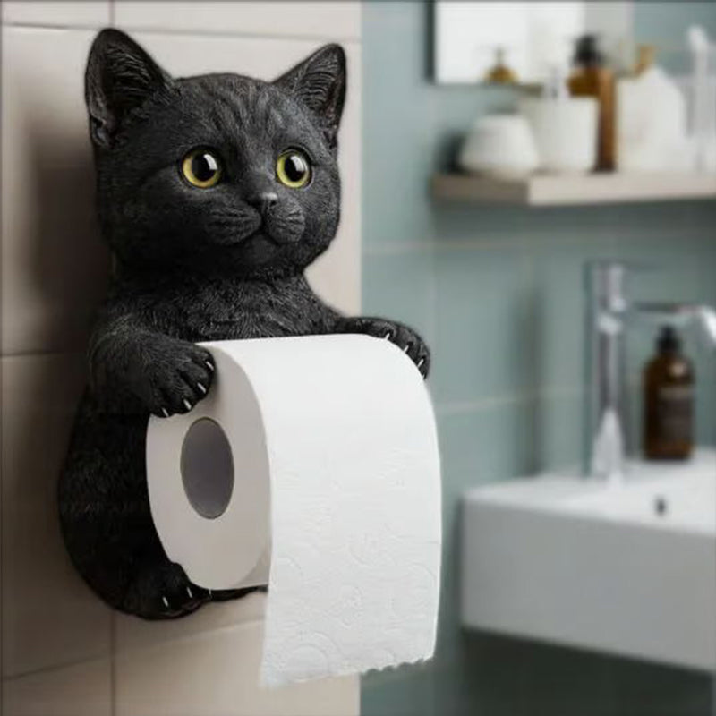 KittyKleen™ – Smarter Toilettenpapierhalter mit Katzendesign