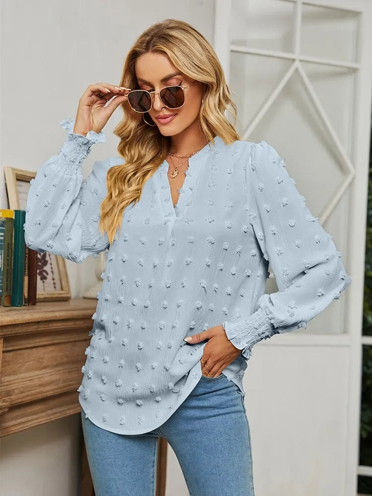 Bianca™ | Elegante Bluse mit V-Ausschnitt