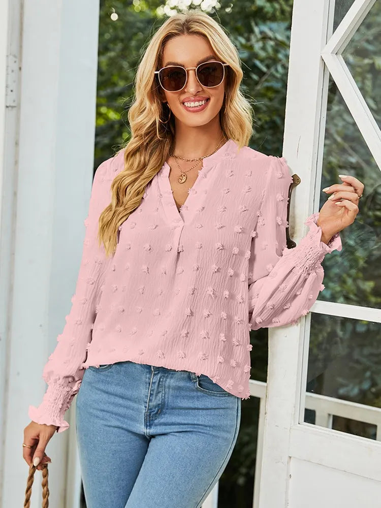 Bianca™ | Elegante Bluse mit V-Ausschnitt