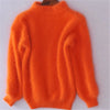 Peeky™ - Locker gestrickter einfarbiger Pullover