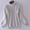 Peeky™ - Locker gestrickter einfarbiger Pullover