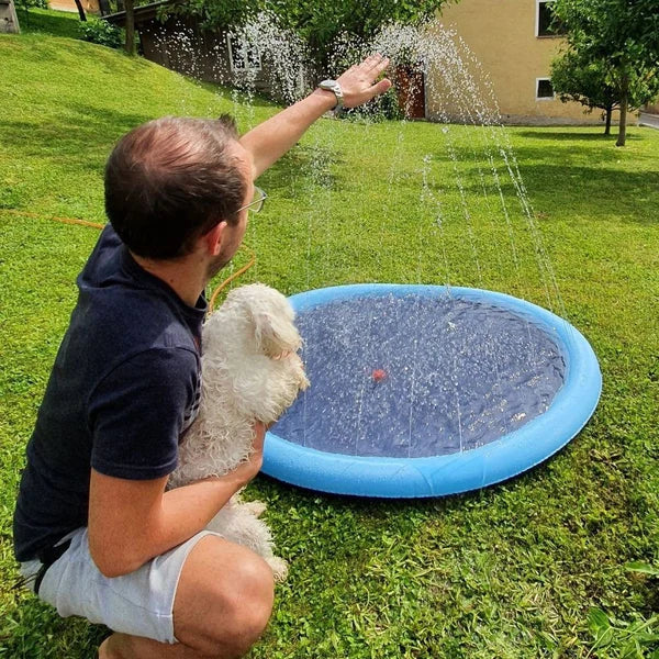 FunDog - Hundepool mit Sprinkleranlage